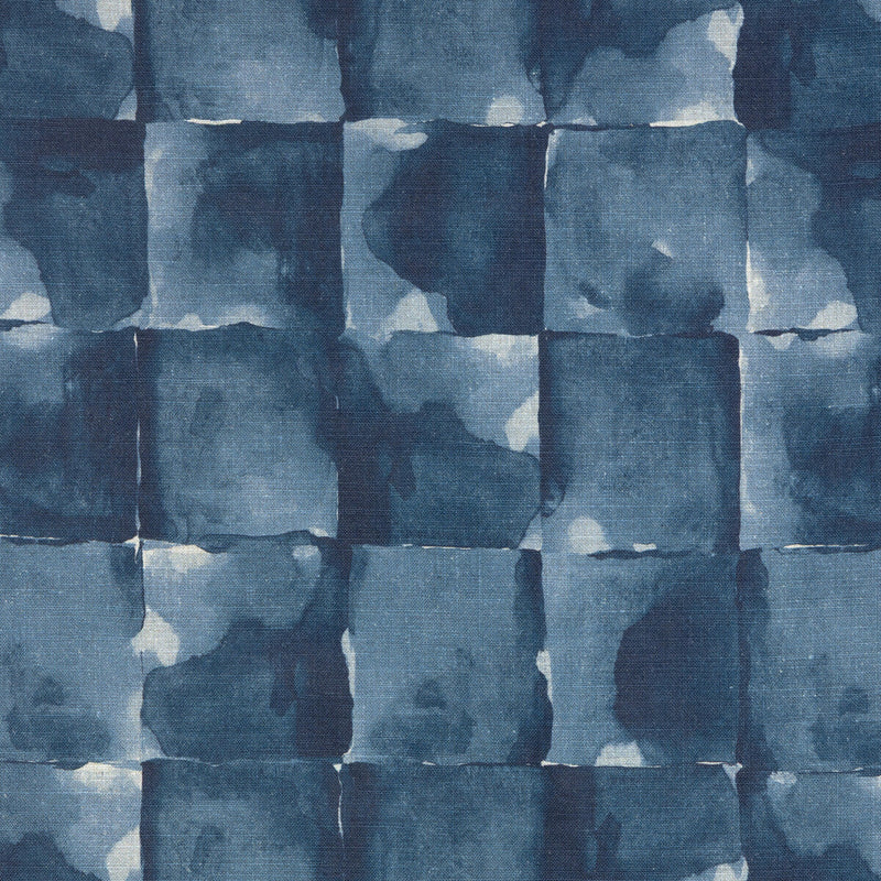 KRAVET COUTURE - ACUARELA- INDIGO - Fabric by the Yard INDIGO
