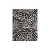 KRAVET COUTURE - IZNIK- CHARCOAL - Fabric by the Yard