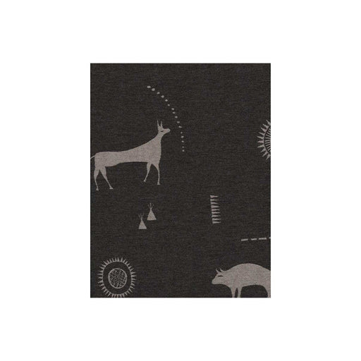 KRAVET COUTURE - PRAIRIE- CHARCOAL - Fabric by the Yard CHARCOAL