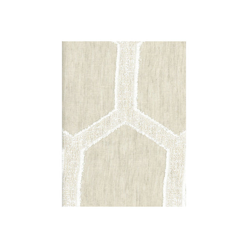KRAVET COUTURE - REEF KNOT- NATURAL - Fabric by the Yard NATURAL