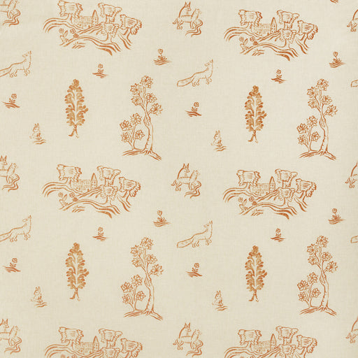 KRAVET COUTURE - FRIENDLY FOLK- MELON ORANGE - Fabric by the Yard MELON ORANGE