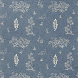 KRAVET COUTURE - FRIENDLY FOLK- HAPPY BLUE - Fabric by the Yard