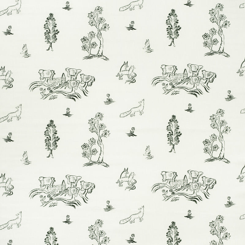 KRAVET COUTURE - FRIENDLY FOLK OUTDOOR- DUSK - Fabric by the Yard DUSK