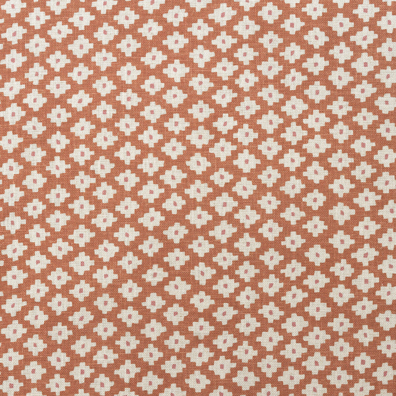 KRAVET COUTURE - MAZE- ORANGE - Fabric by the Yard ORANGE