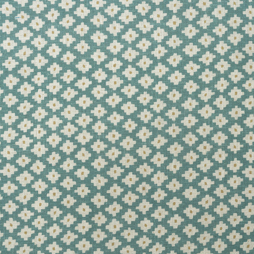 KRAVET COUTURE - MAZE- TURQUOISE - Fabric by the Yard TURQUOISE