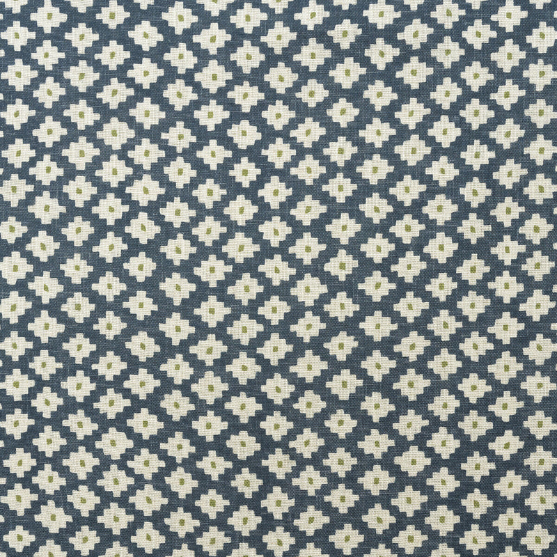 KRAVET COUTURE - MAZE- DENIM - Fabric by the Yard DENIM