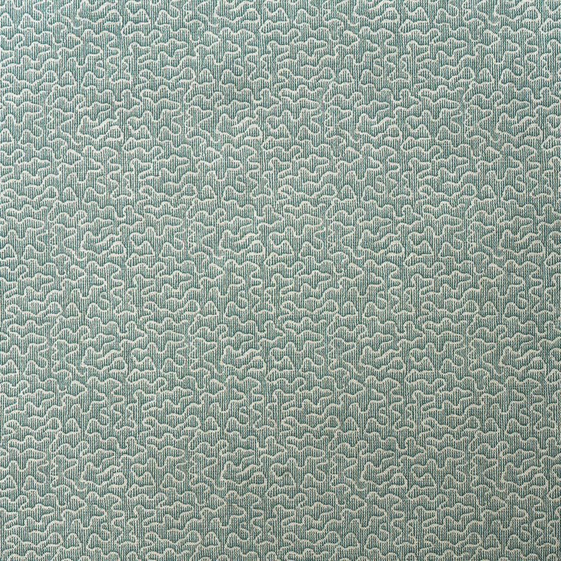 KRAVET COUTURE - POLLEN- TURQUOISE - Fabric by the Yard TURQUOISE