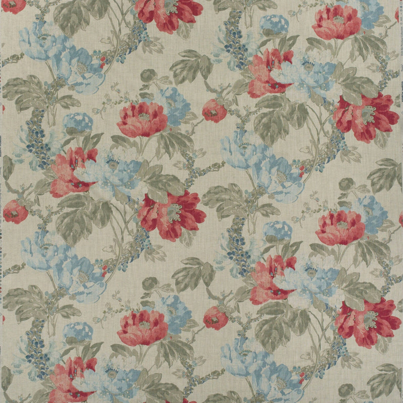 KRAVET COUTURE - PEONY- SEA CORAL - Fabric by the Yard SEA CORAL