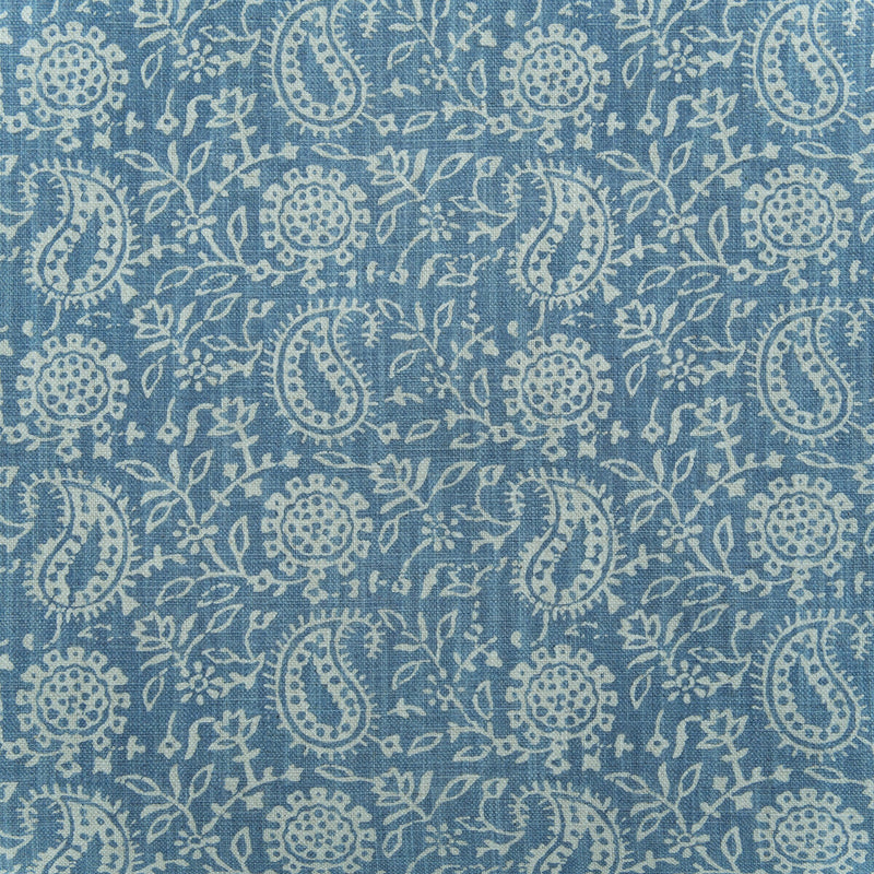 KRAVET COUTURE - SUNFLOWER- DENIM - Fabric by the Yard DENIM