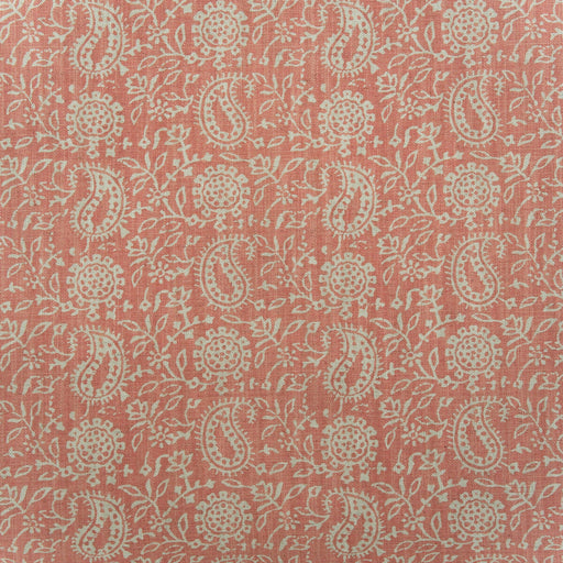 KRAVET COUTURE - SUNFLOWER- CORAL - Fabric by the Yard CORAL