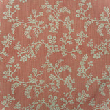 KRAVET COUTURE - VINE- CORAL - Fabric by the Yard