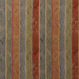 KRAVET COUTURE - ISTHMUS- BRICK/GREEN - Fabric by the Yard