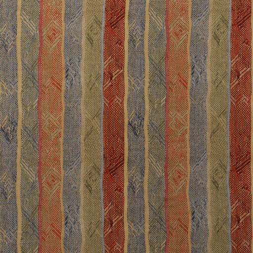 KRAVET COUTURE - ISTHMUS- BRICK/GREEN - Fabric by the Yard BRICK/GREEN