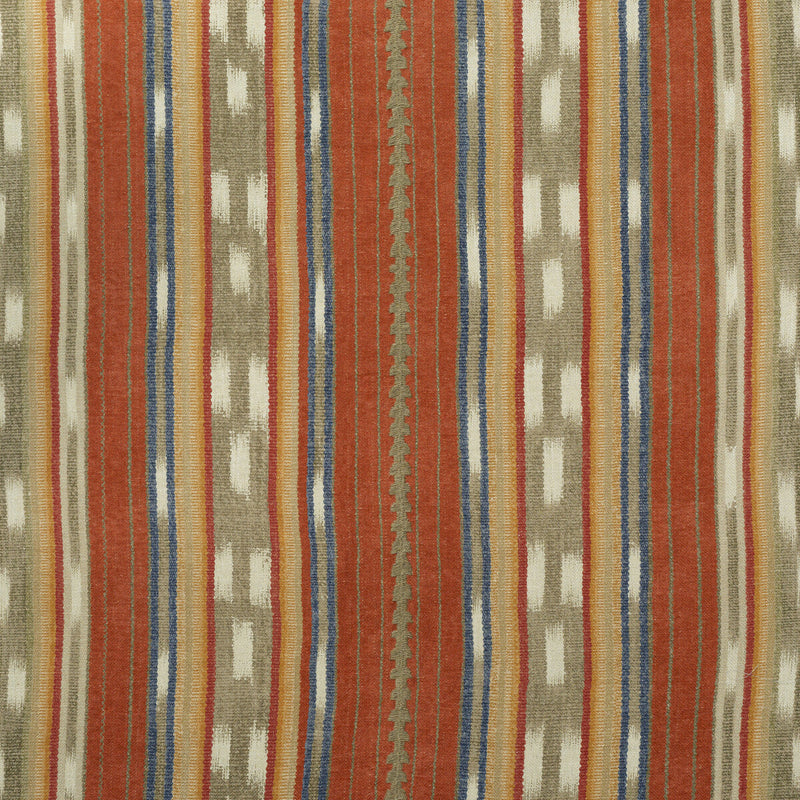 KRAVET COUTURE - NINEVEH- BRICK - Fabric by the Yard BRICK