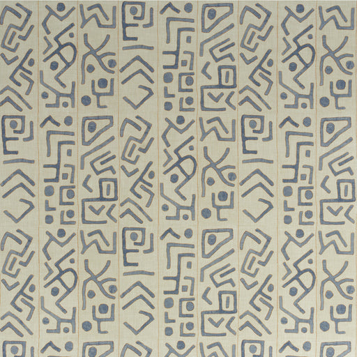 KRAVET COUTURE - TROJAN OUTDOOR- DENIM - Fabric by the Yard DENIM
