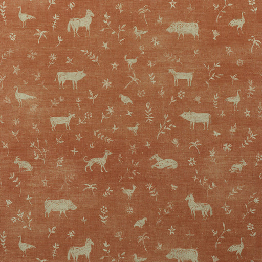 KRAVET COUTURE - AVEBURY- BRICK - Fabric by the Yard BRICK