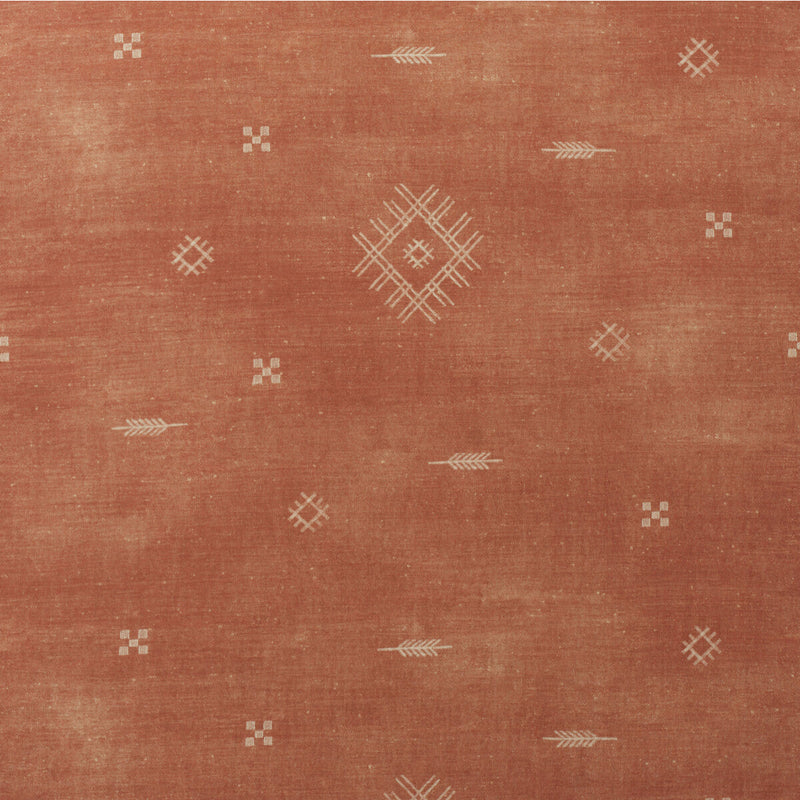 KRAVET COUTURE - JERICHO- BRICK - Fabric by the Yard BRICK