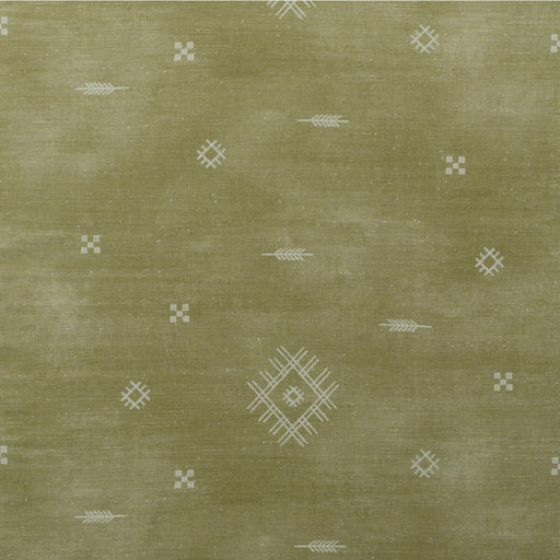 KRAVET COUTURE - JERICHO- GREEN - Fabric by the Yard GREEN