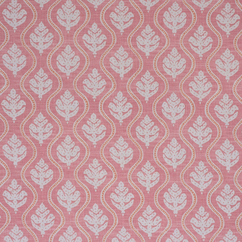 KRAVET COUTURE - FIG - GERANIUM - Fabric By The YARD