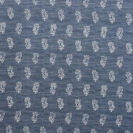 KRAVET COUTURE - THYME - LINEN ON IRIS - Fabric By The YARD