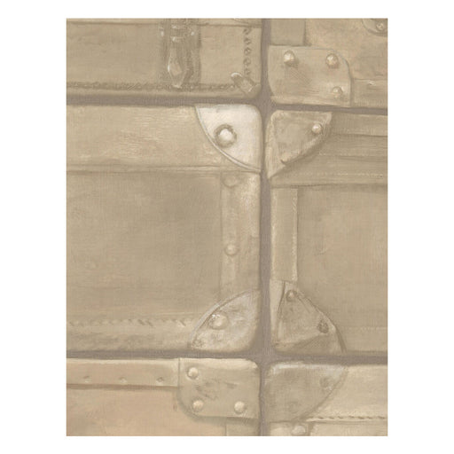 KRAVET COUTURE - AMW10008 - LUGGAGE - Wallpaper By the Roll