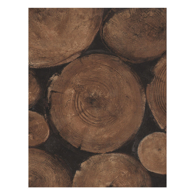 KRAVET COUTURE - LUMBERJACK- TIMBER - Wallcovering by the Roll TIMBER