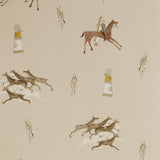 KRAVET COUTURE - APACHE- SIENNA - Wallcovering by the Roll