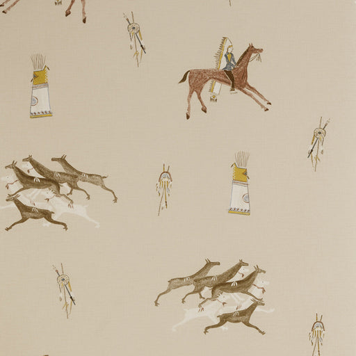 KRAVET COUTURE - APACHE- SIENNA - Wallcovering by the Roll SIENNA