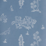 KRAVET COUTURE - WYCHWOOD- HAPPY BLUE - Wallcovering by the Roll