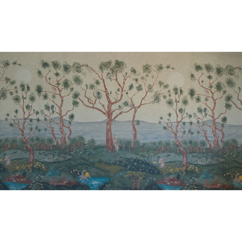 KRAVET COUTURE - LANTERN PARADE- DAWN - Wallcovering by the EACH DAWN