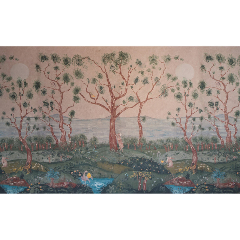 KRAVET COUTURE - LANTERN PARADE- DUSK - Wallcovering by the EACH DUSK
