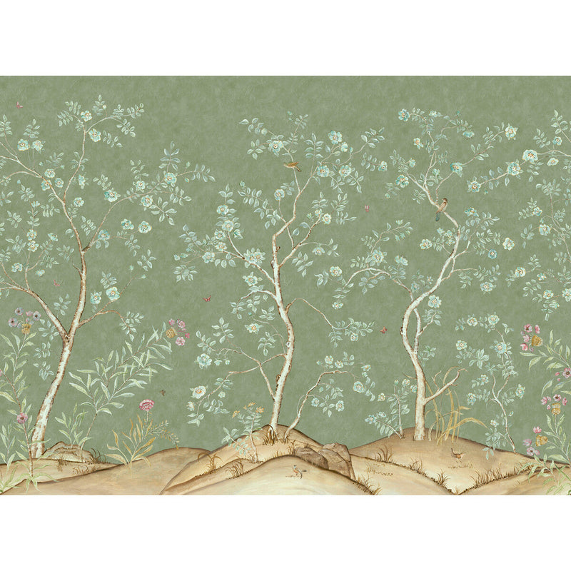 KRAVET COUTURE - SONGBIRD- SPRING - Wallcovering by the EACH SPRING