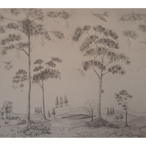KRAVET COUTURE - MYTHICAL LAND- PEAT - Wallcovering by the EACH PEAT