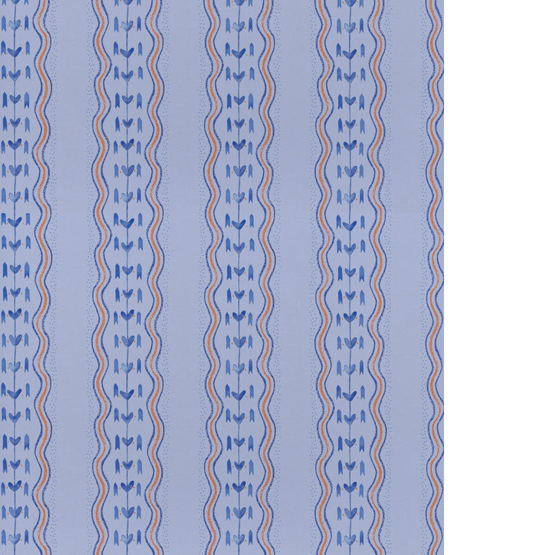 KRAVET COUTURE - HEARTY WP - SHERBERT - Wallpaper By The ROLL