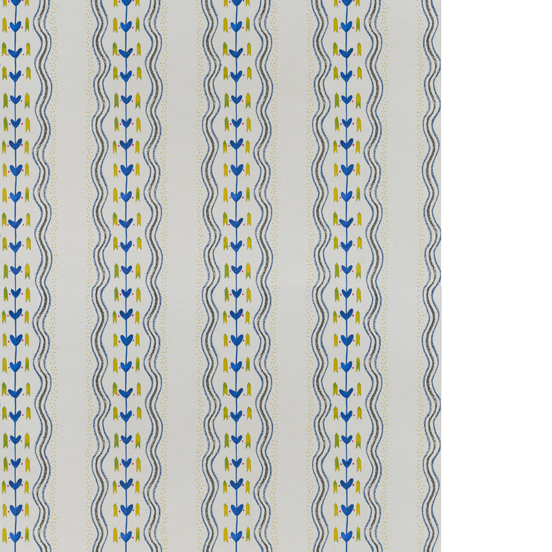 KRAVET COUTURE - HEARTY WP - PERIWINKLE - Wallpaper By The ROLL