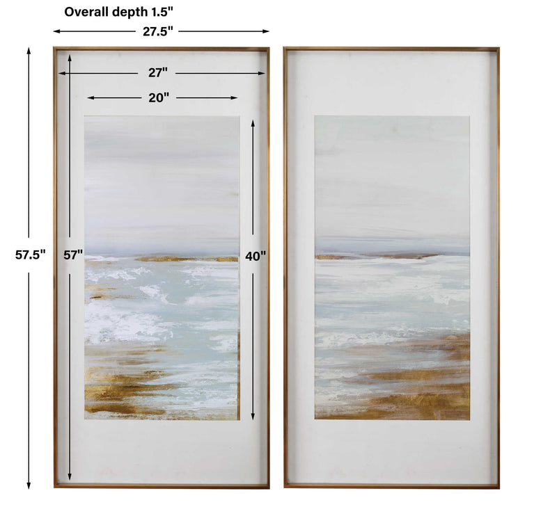 Uttermost Coastline Framed Prints Set/2