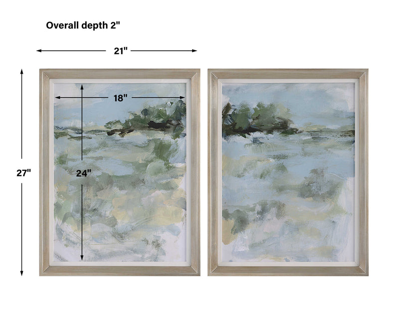 Uttermost Far Away View Framed Prints Set/2