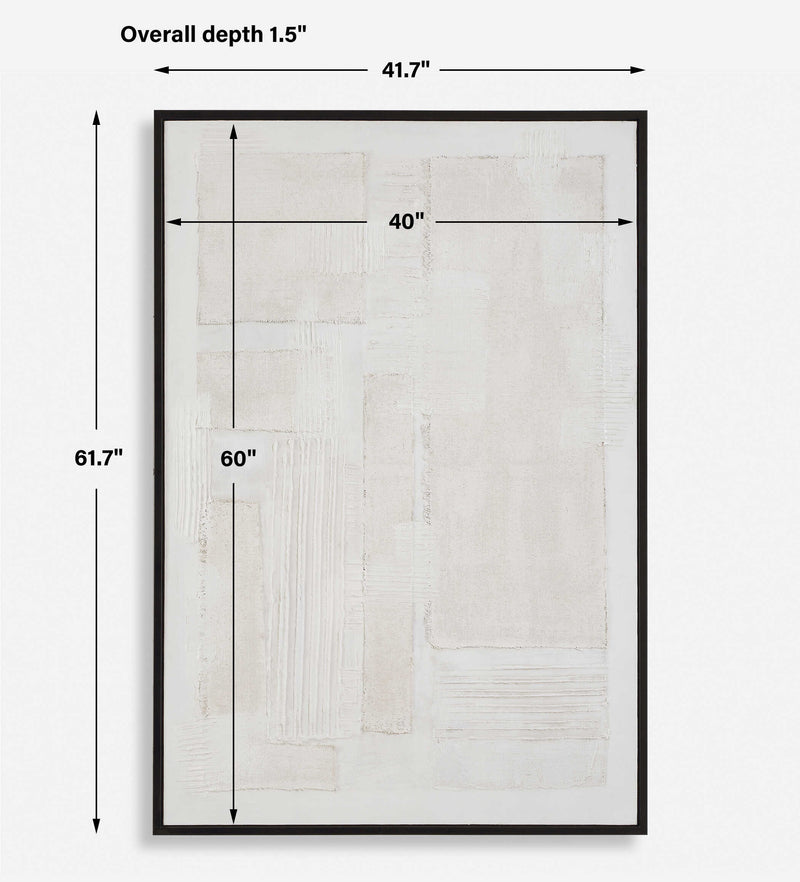 Uttermost Clean Slate Hand Painted Canvas