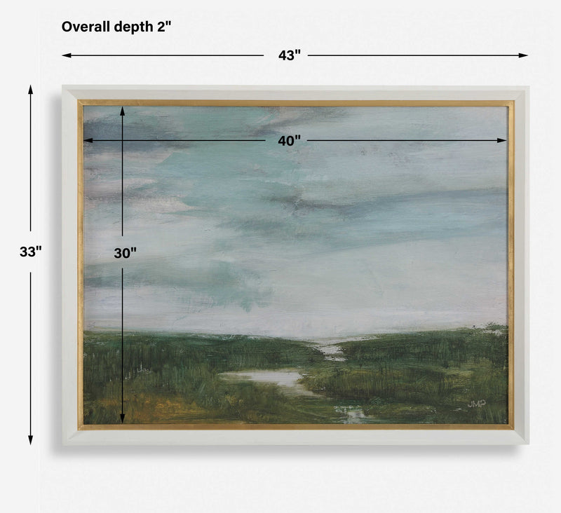 Uttermost The Path Of The Water Framed Print