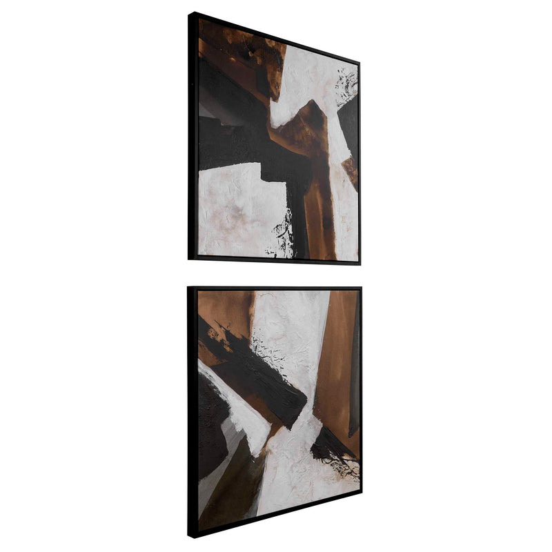 Uttermost Tactile Inspiration Framed Abstract Art Set/2