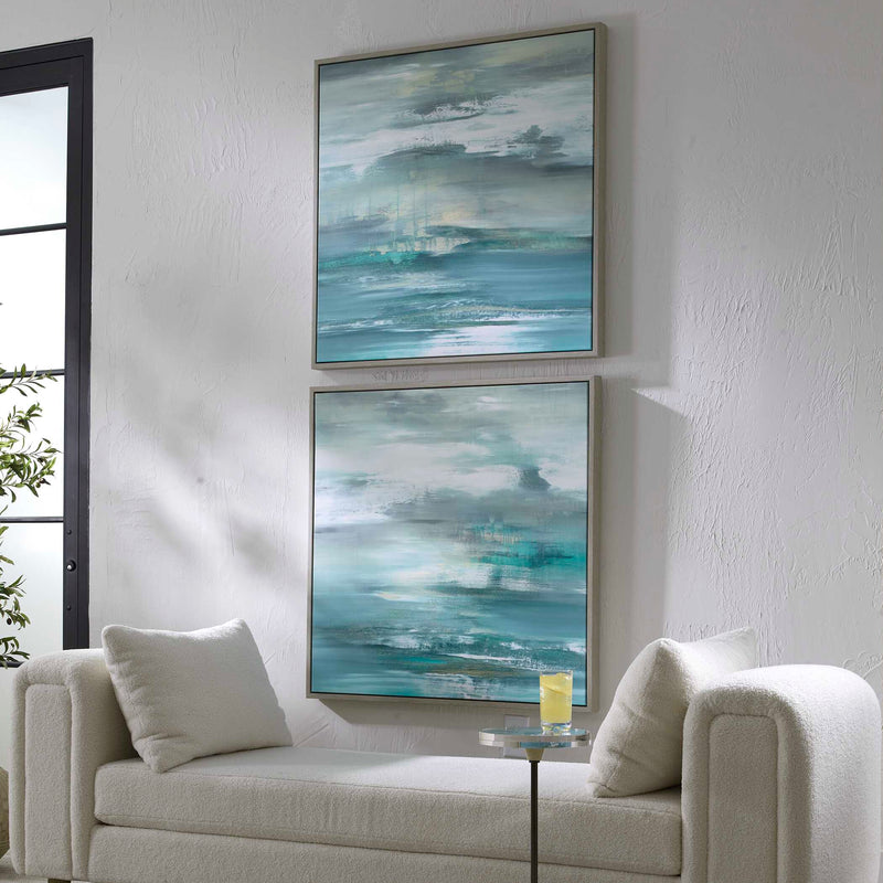 Uttermost Tranquil State Of Mind Framed Canvases, S/2