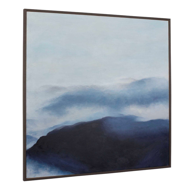 Uttermost Cold Shoulder Hand Painted Landscape Art
