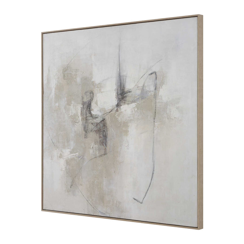 Uttermost Still Crossing Abstract Painting