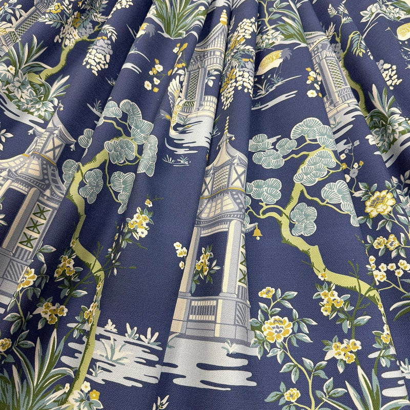 ATERI - COBALT - Mag Fabrics - Fabric By The Yard