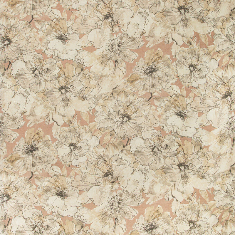 KRAVET COUTURE - AYRLIES- BLUSH/NATURAL - Fabric by the Yard BLUSH/NATURAL