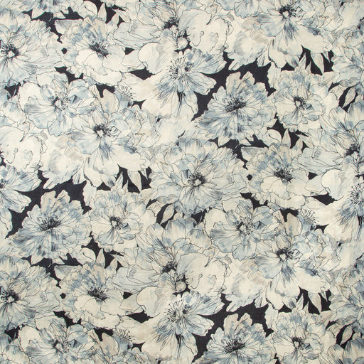 KRAVET COUTURE - AYRLIES- INDIGO - Fabric by the Yard INDIGO