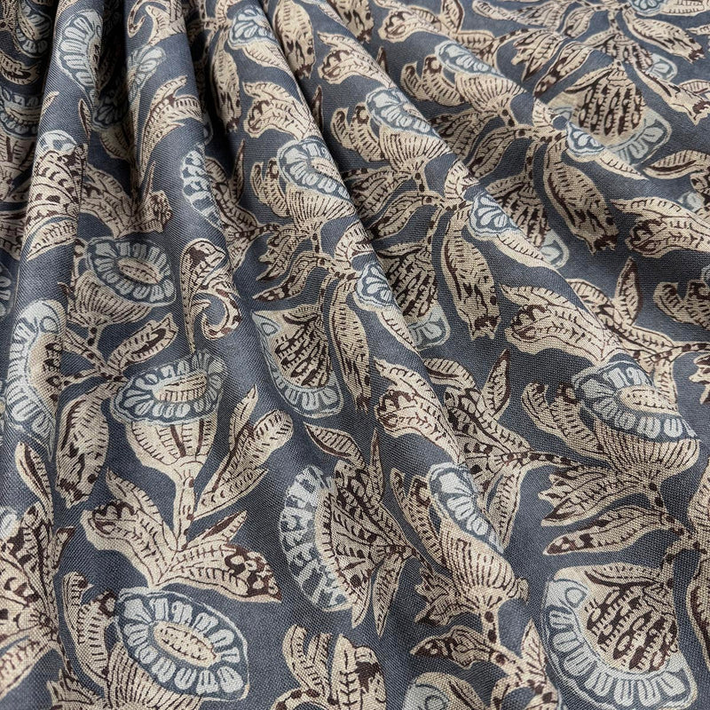 AZORA - INDIGO - Mag Fabrics - Fabric By The Yard