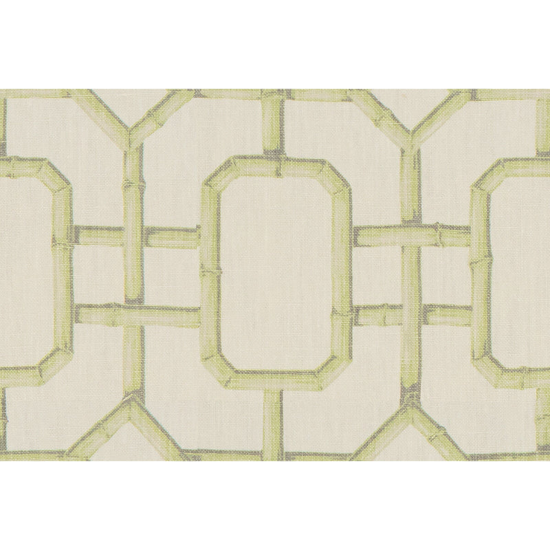 KRAVET COUTURE - BAMBU FRET- CELERY - Fabric by the Yard CELERY