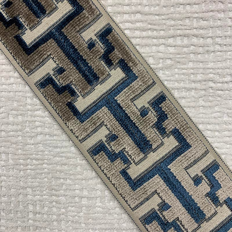 BANKS TAPE - BATTLESHIP - Mag Fabrics - Trim By The Yard