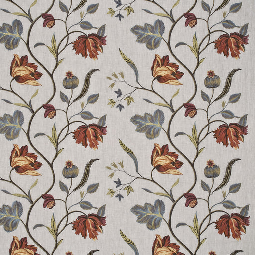 G P & J BAKER - TULIP TREE LINEN- PIMENTO - Fabric by the Yard PIMENTO